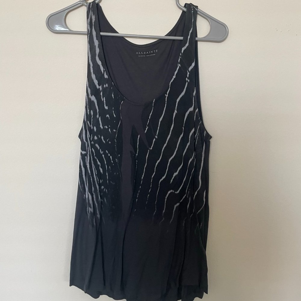 Black All Saints Tank Top